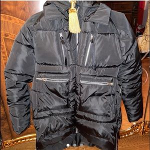 Black jacket have fur inside